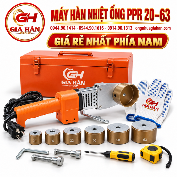 Máy Hàn Nhiệt Ống PPR 20–63