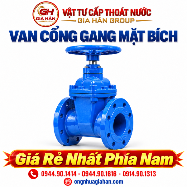Van Cổng Gang Mặt Bích (DN40 - DN1200)