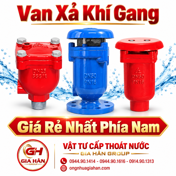 Van Xả Khí Gang (DN15 - DN200)