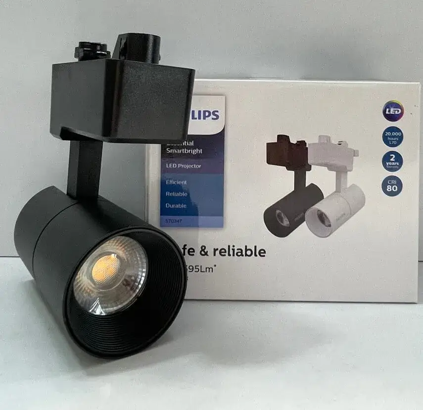 Bộ Đèn LED Thanh Ray Philips ST034T LED5 7W màu đen thích hợp không gian cổ điển sang trọng Bộ Đèn LED Thanh Ray Philips ST034T LED5 7W màu đen thích hợp không gian cổ điển sang trọng