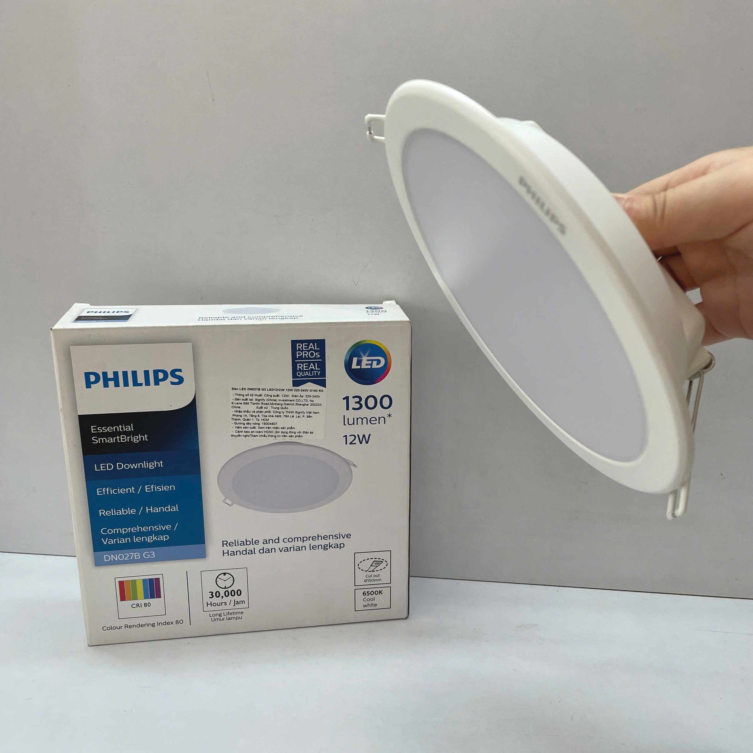 Đèn downlight âm trần Led Philips DN027B