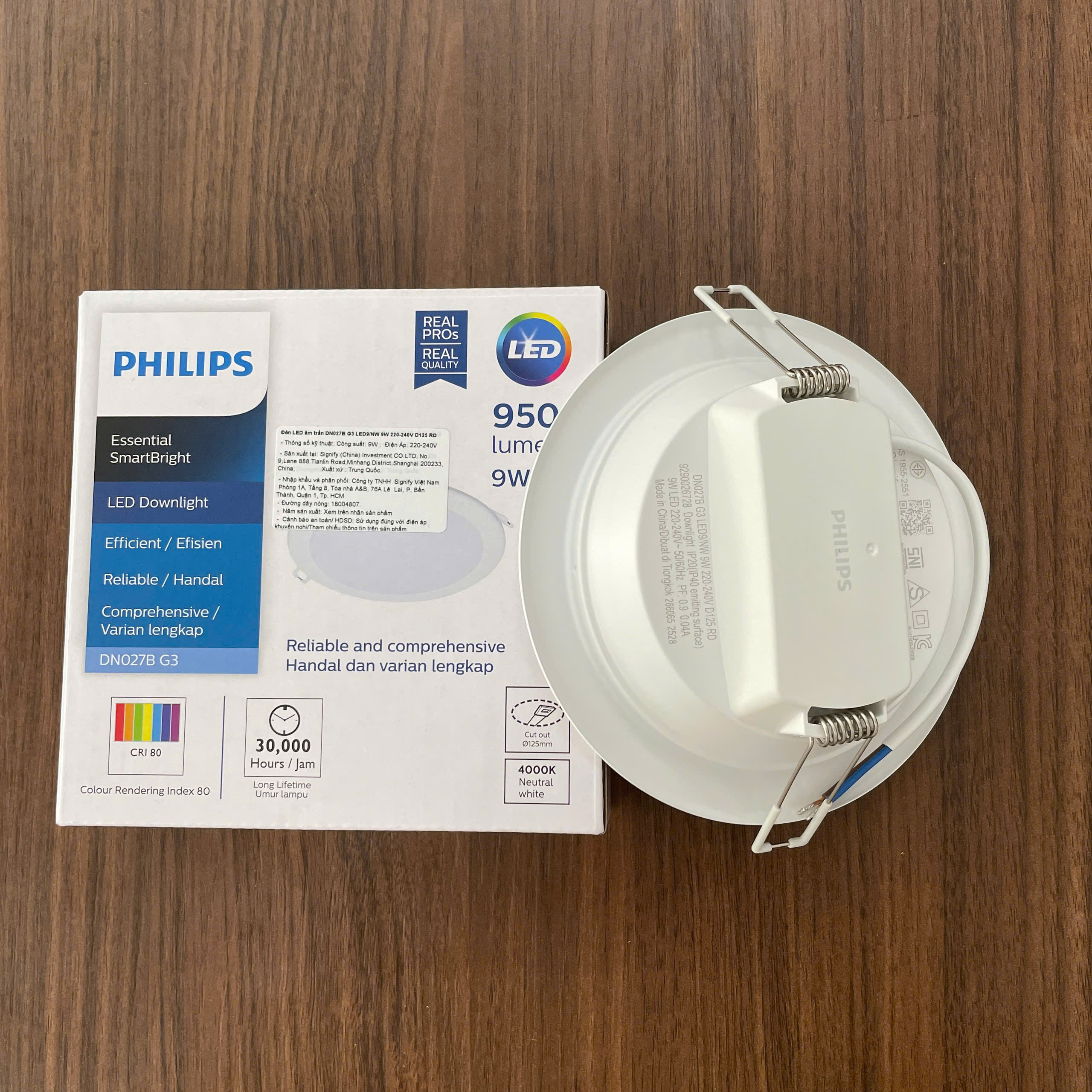 Thông số kỹ thuật của đèn downlight Philips DN027B