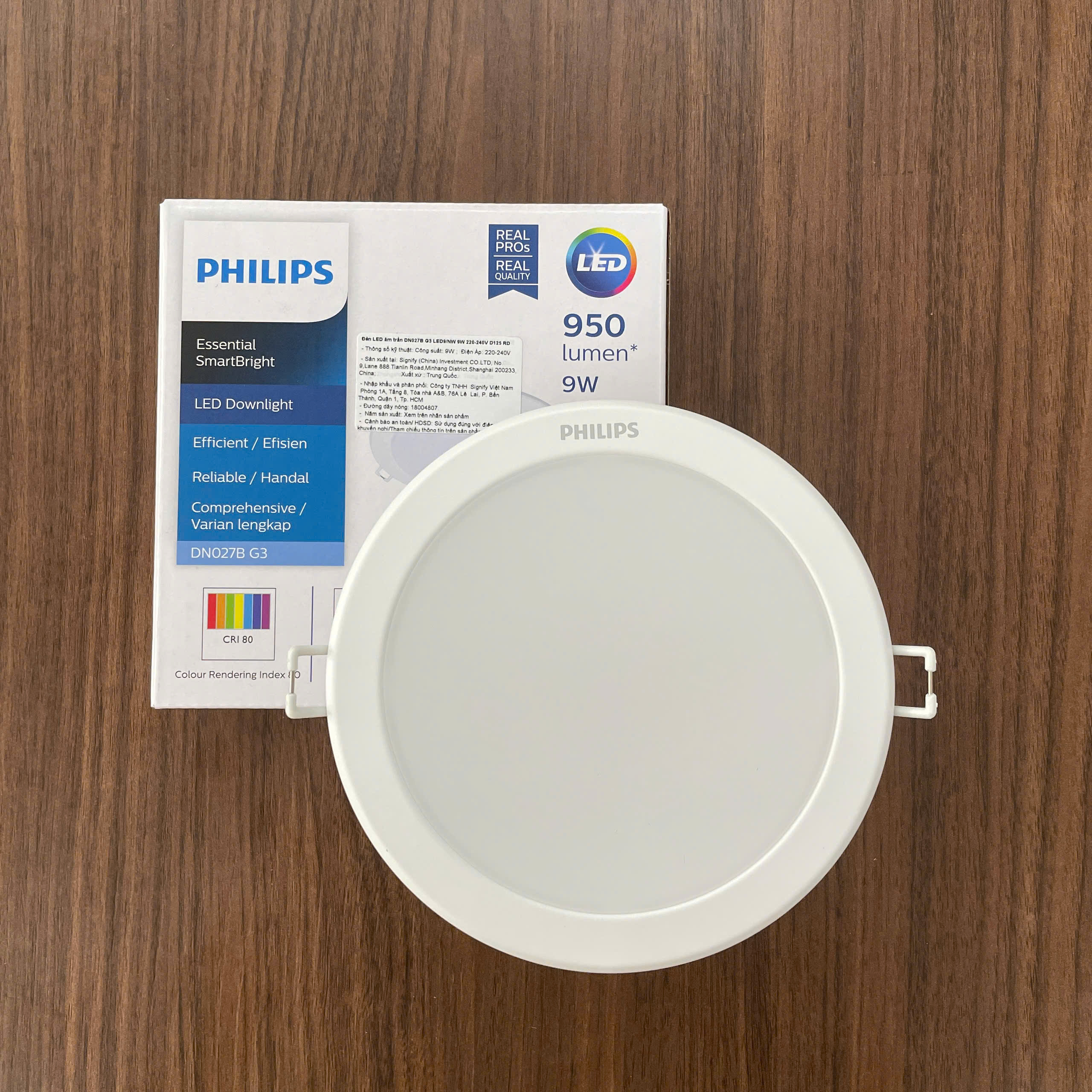 Đèn downlight âm trần Led Philips DN027B mang đến ánh sáng hoàn hảo cho không gian bạn.