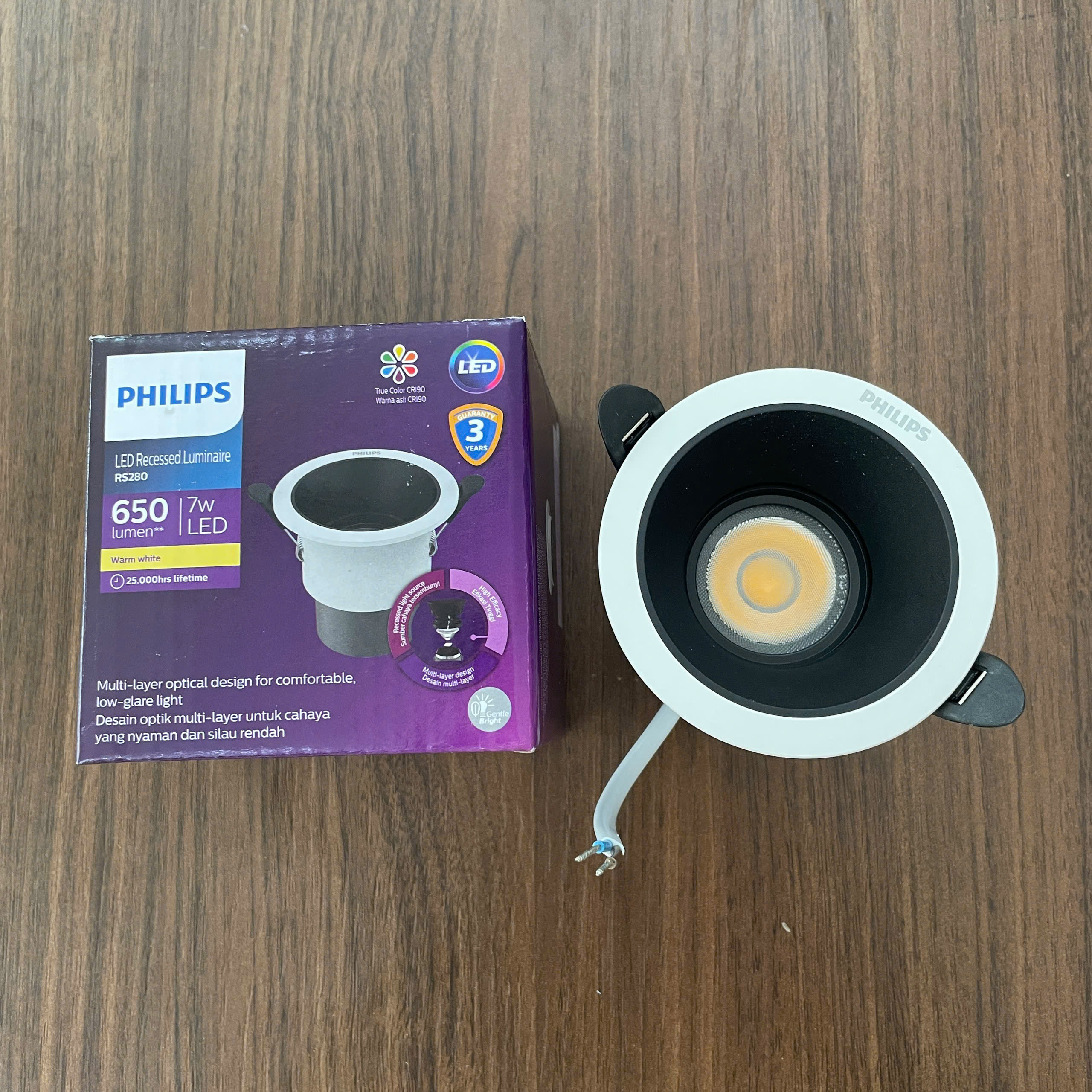 Thông số kỹ thuật ấn tượng của đèn chiếu điểm 7W Philips RS280 G2