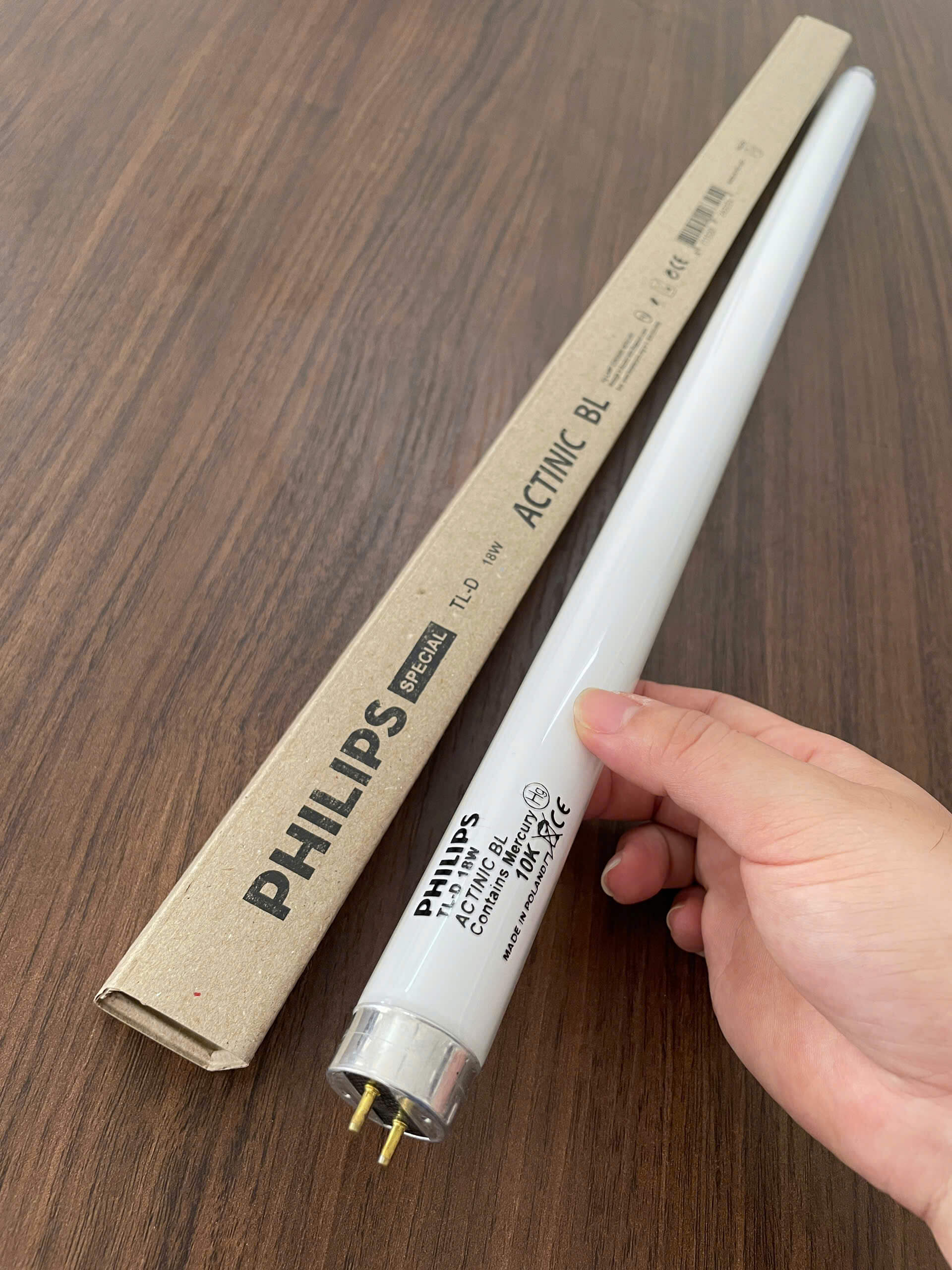 Thông số kỹ thuật Bóng Đèn Huỳnh Quang Côn Trùng Philips TL-D 18W ACTINIC BL