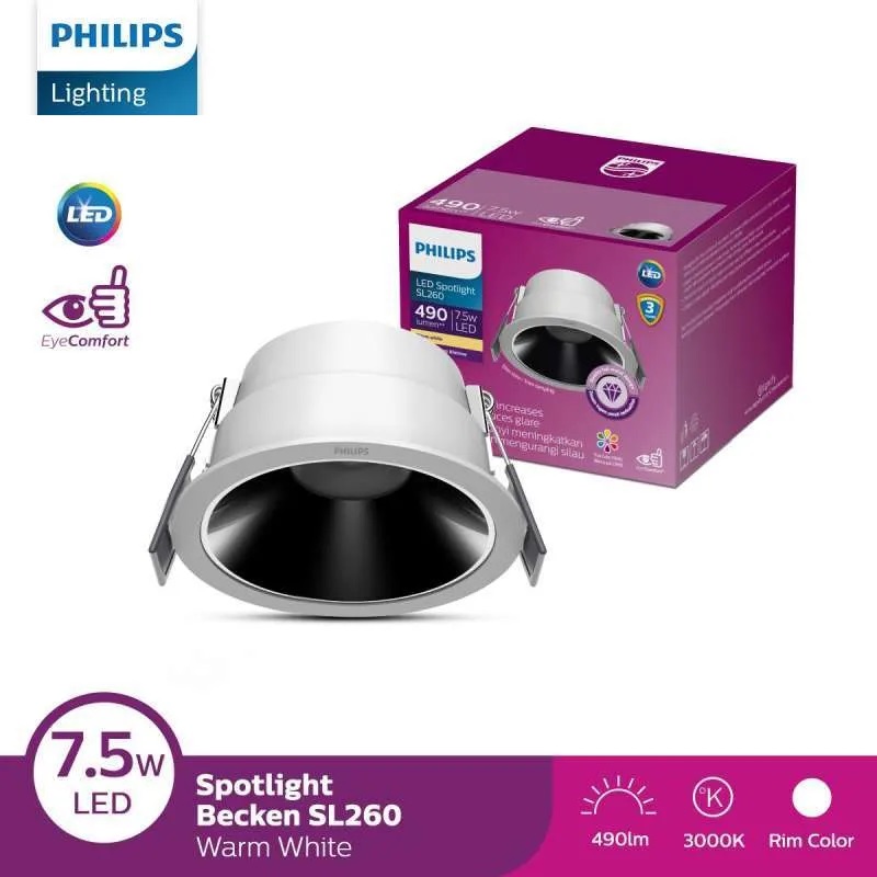 Ứng dụng Đèn Downlight Âm Trần Philips SL260 trong nội thất