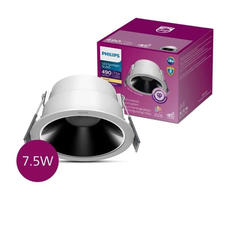Đèn Downlight Âm Trần Chiếu Điểm Chóa Sâu LED Philips SL260