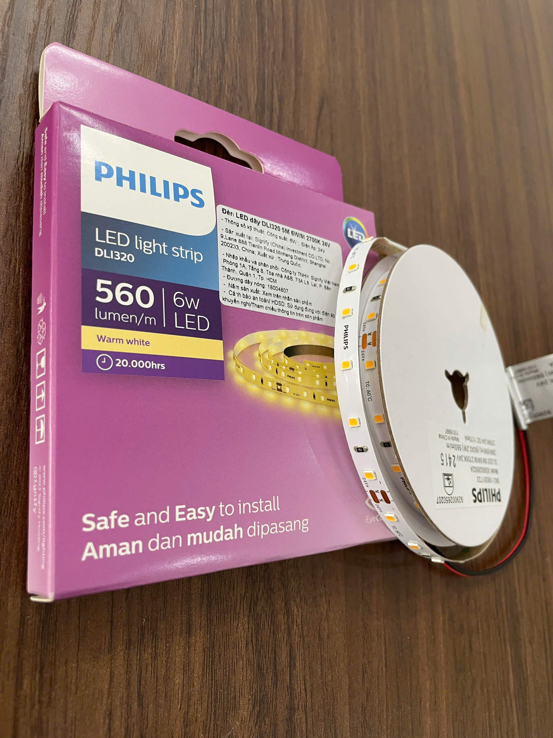 Hướng dẫn lắp đặt Đèn LED Dây Philips DLI320