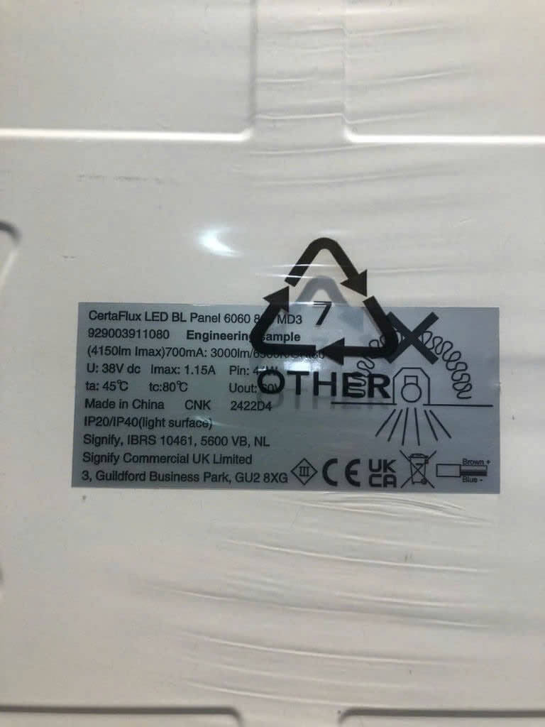 Thông số kỹ thuật Đèn Led tấm