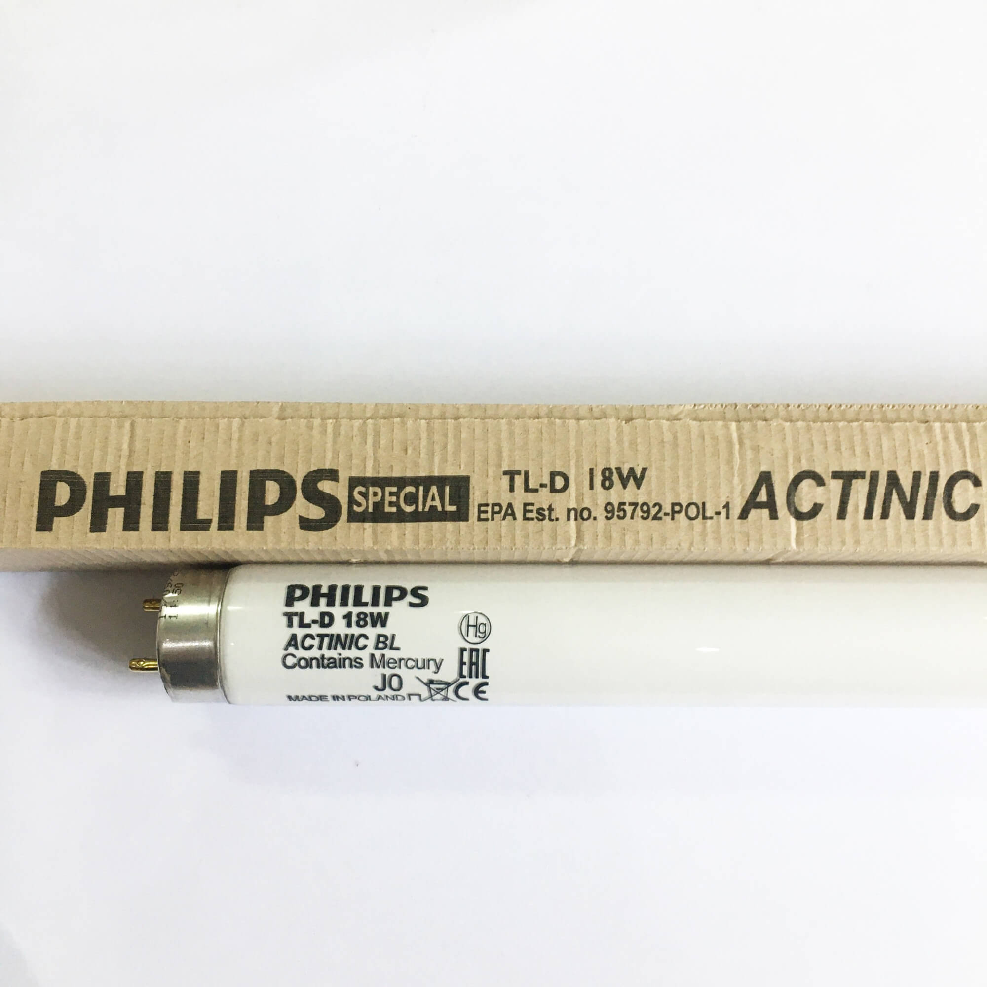 Bóng đèn côn trùng Philips TL-D 18W ACTINIC BL 220V 50Hz Bóng đèn côn trùng Philips TL-D 18W ACTINIC BL 220V 50Hz