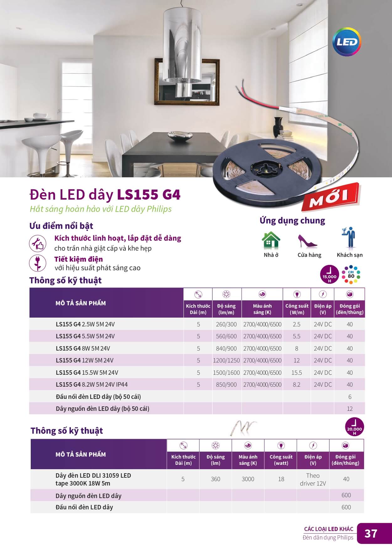 Xem ngay Đèn LED dây Philips LS155G4 - Hắt sáng hoàn hảo với LED dây philips Xem ngay Đèn LED dây Philips LS155G4 - Hắt sáng hoàn hảo với LED dây philips