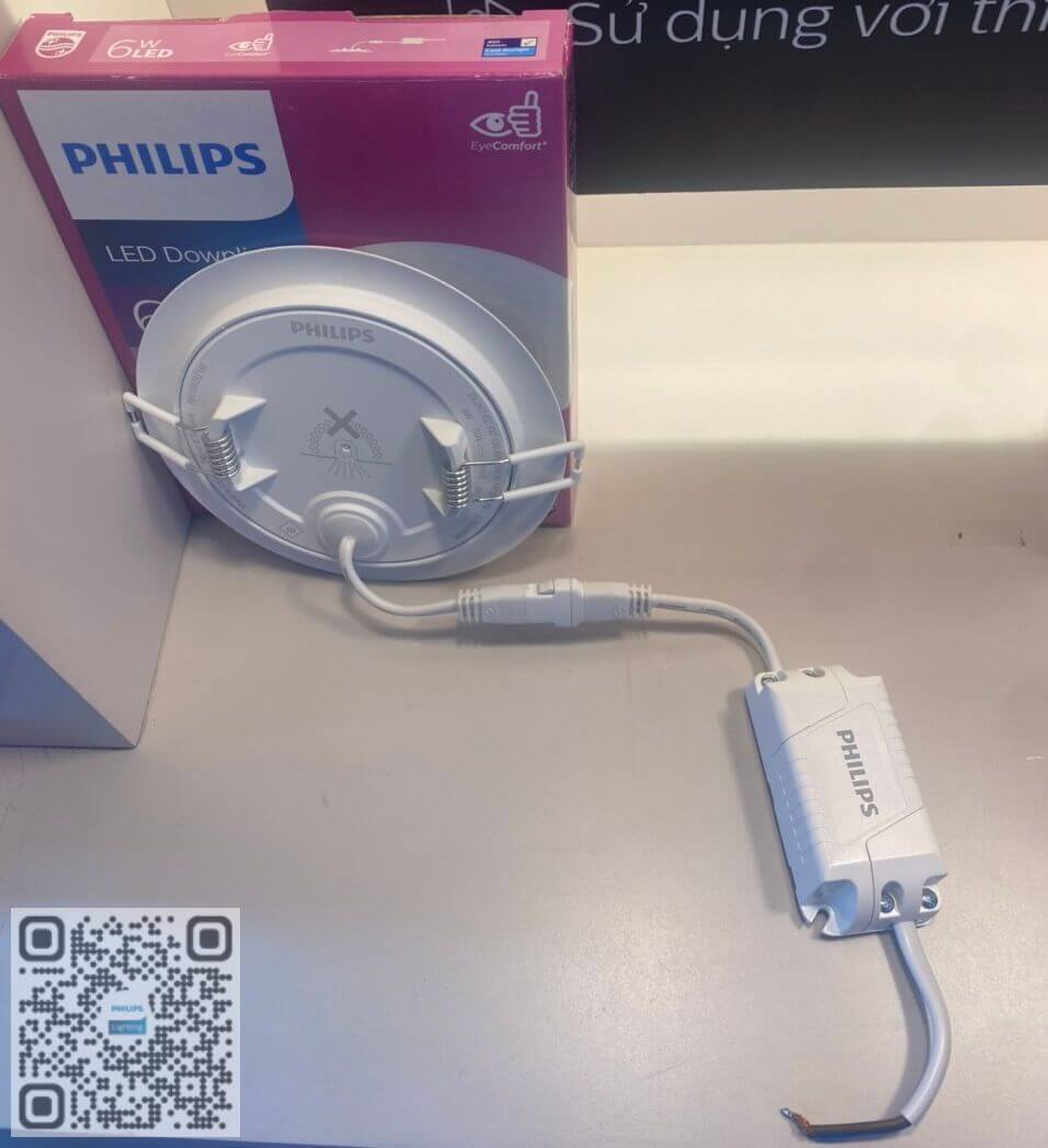 Đèn Downlight Âm Trần Led siêu mỏng Philips DL262 EC RD 100 6W 3000/4000/6500K Đèn Downlight Âm Trần Led siêu mỏng Philips DL262 EC RD 100 6W 3000/4000/6500K