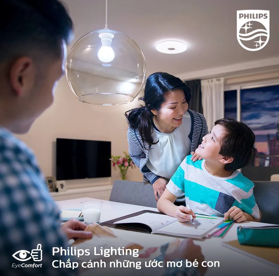 Ứng dụng của bóng đèn Led Philips Essential trong không gian sống