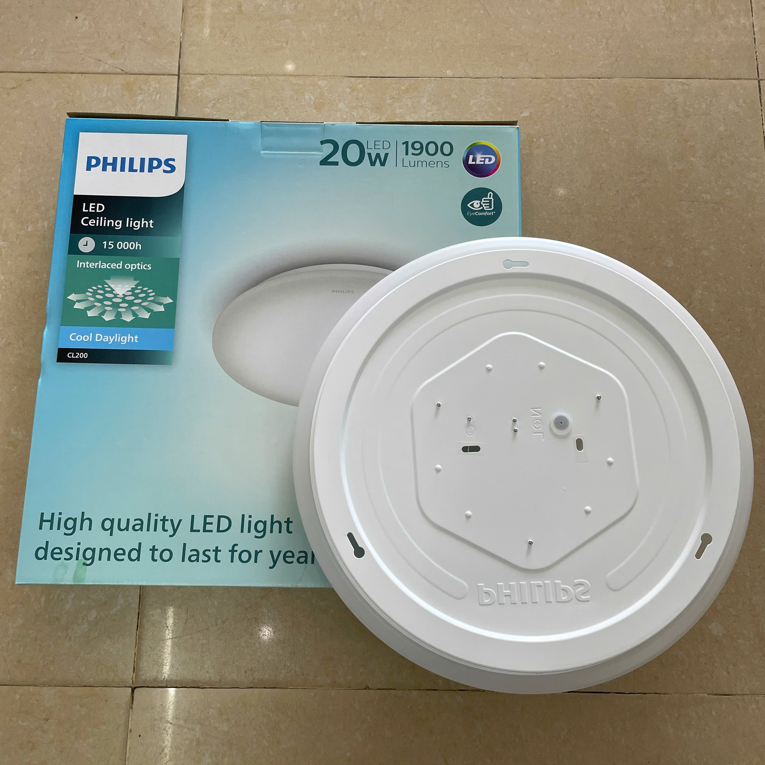 Đèn ốp trần LED Philips CL200 mang đến vẻ đẹp hiện đại cho không gian