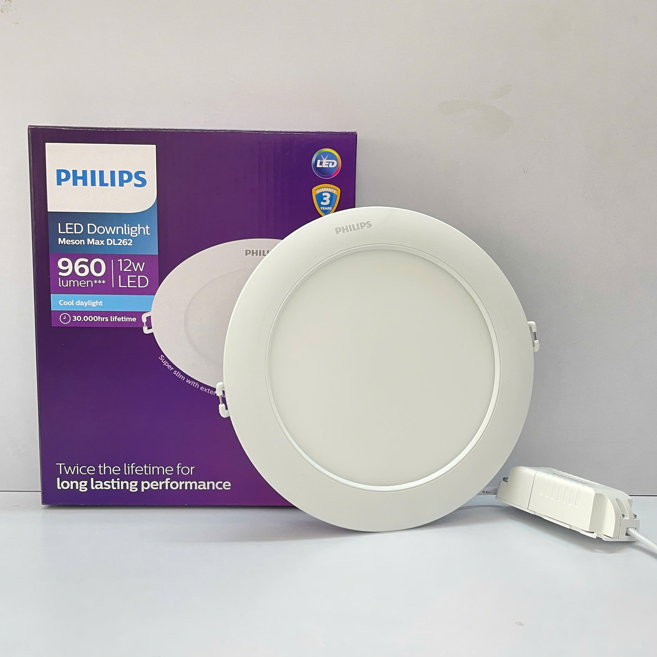 Thiết kế đèn downlight âm trần siêu mỏng LED Philips DL262
