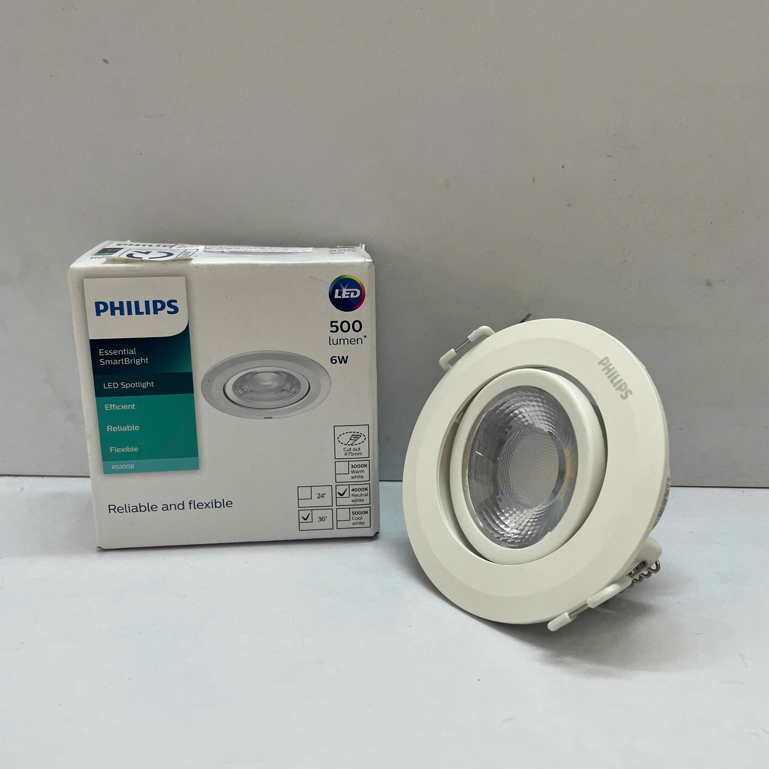 Hiệu suất chiếu sáng của đèn Spotlight Philips RS100B
