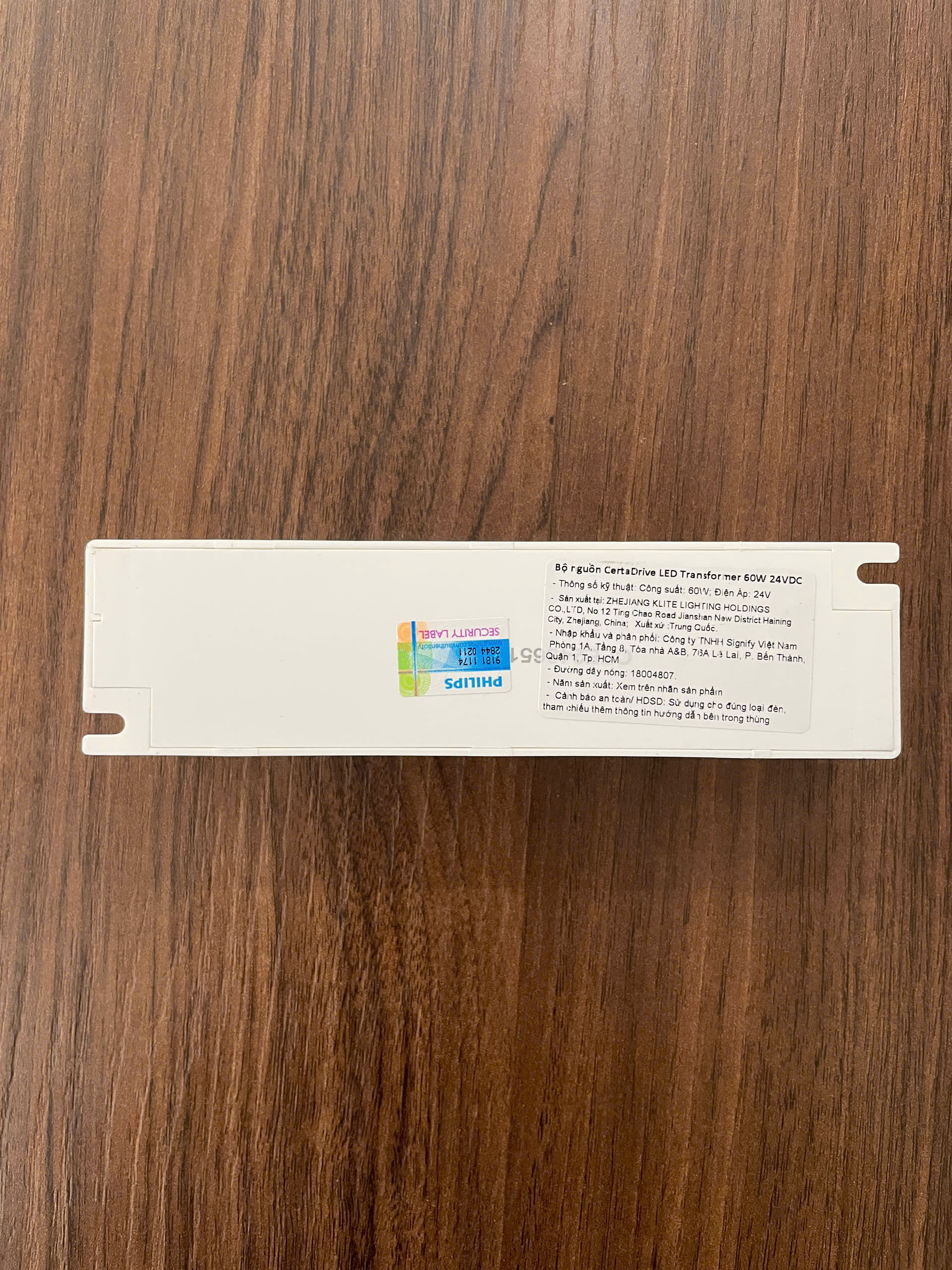 Biến thế Philips 60W 24VDC cho đèn LED dây