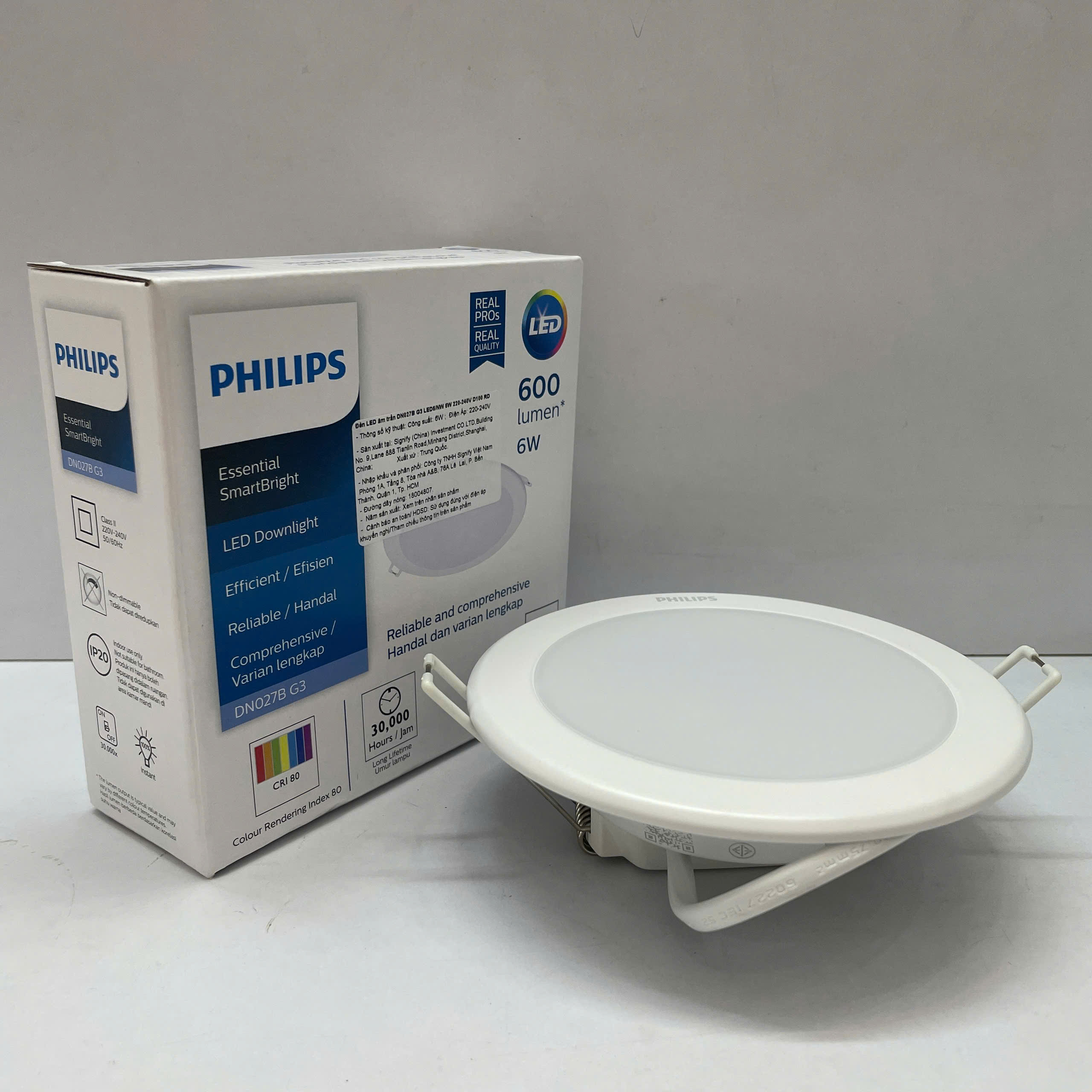 Hiệu suất vượt trội của Đèn downlight âm trần Led Philips DN027B