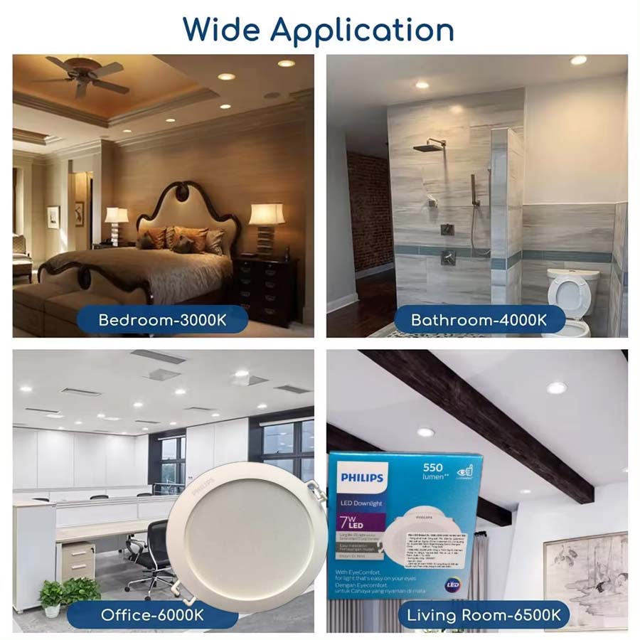 Không gian sống với đèn Philips Eridani DL190B