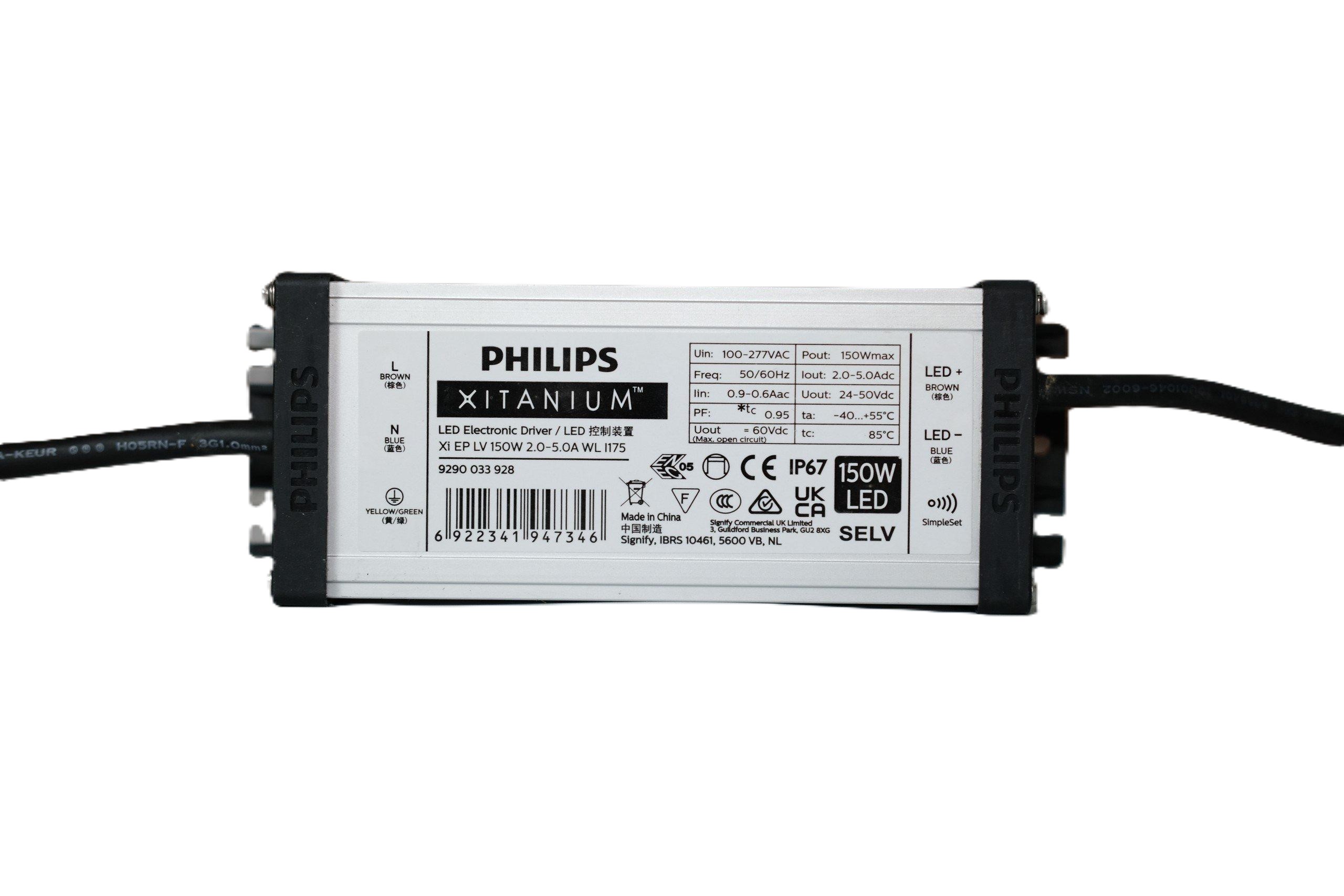 Bộ nguồn Driver Led Philips Xitanium Xi EP LV 150W thiết kế tinh gọn