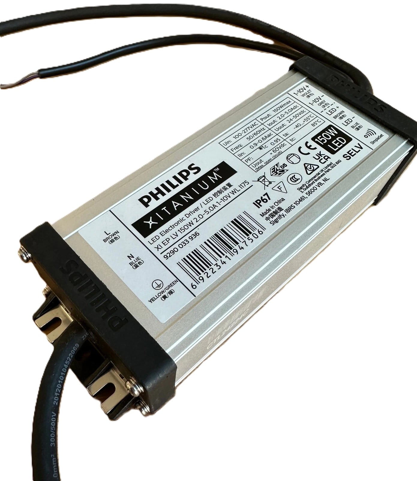 Bộ nguồn LED Philips Xitanium Xi EP LV 150W - Ánh sáng chân thực
