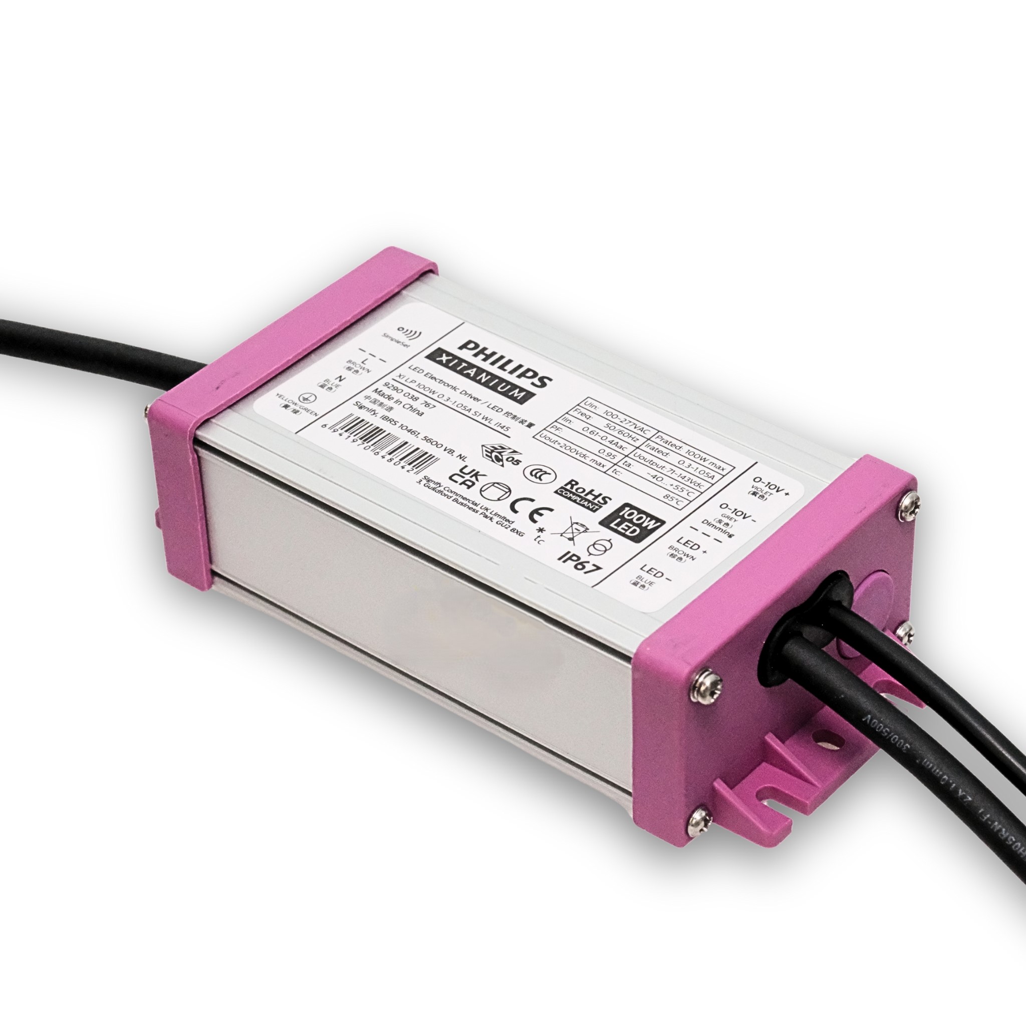 Thông số Driver Led Philips Xitanium XI LP 100W