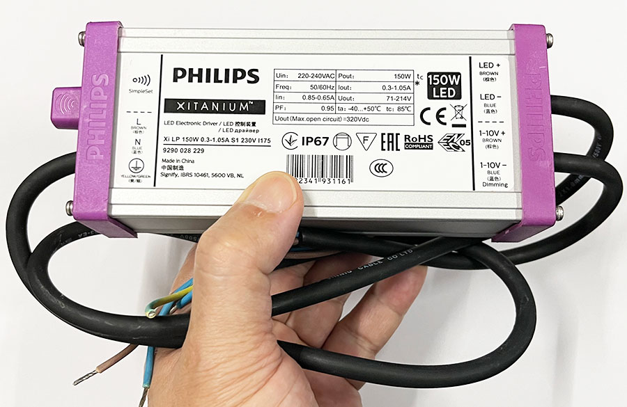 Thông số kỹ thuật Driver Led Philips