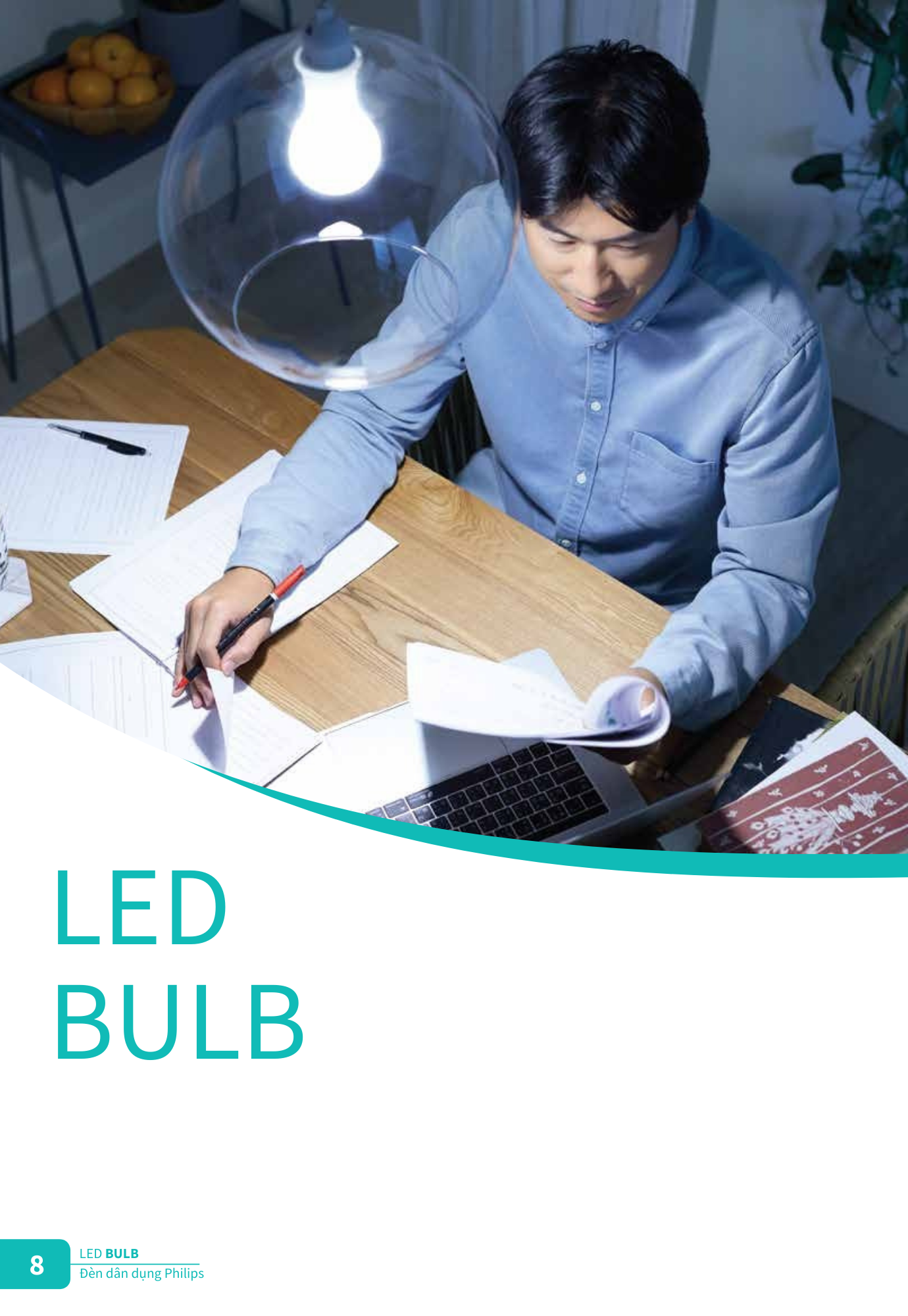 Hiệu suất bền bỉ của đèn Led Bulb Philips E27 1CT/12 APR