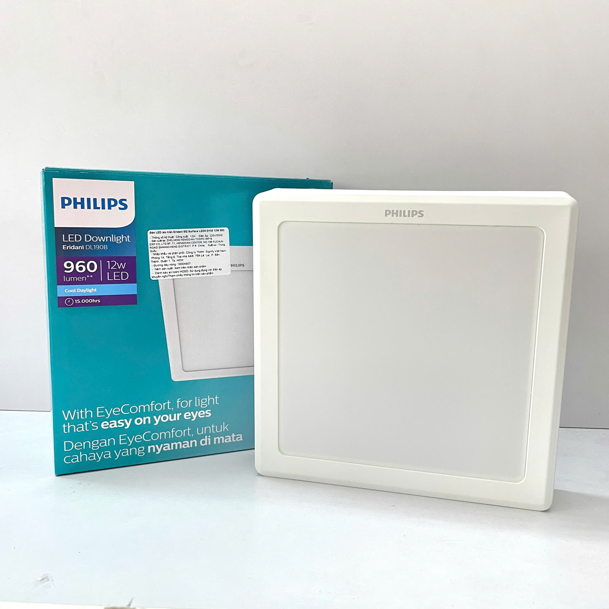 Lắp đặt đèn led ốp trần Philips Eridani linh hoạt