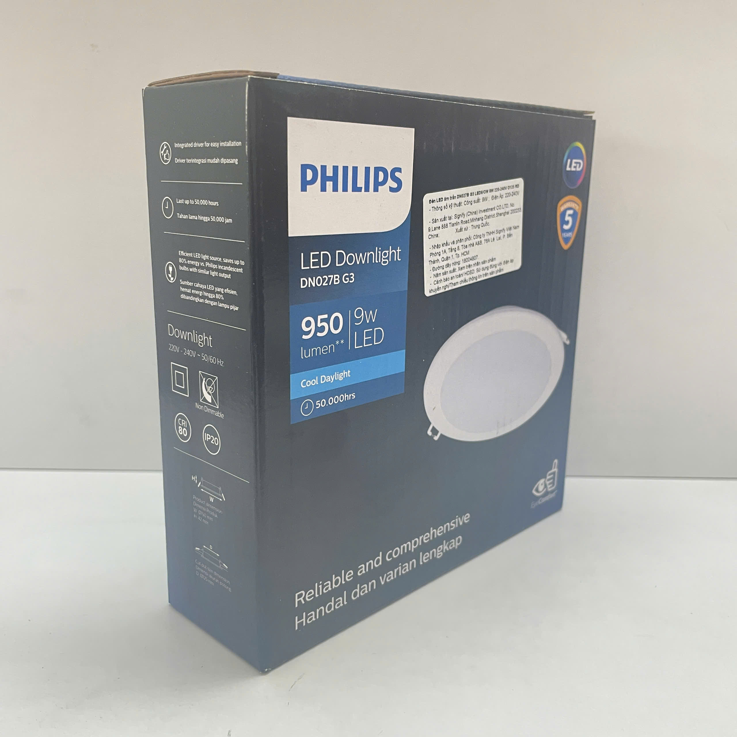 Ánh sáng từ Đèn downlight âm trần Led Philips DN027B G3 kiến tạo không gian ấm cúng