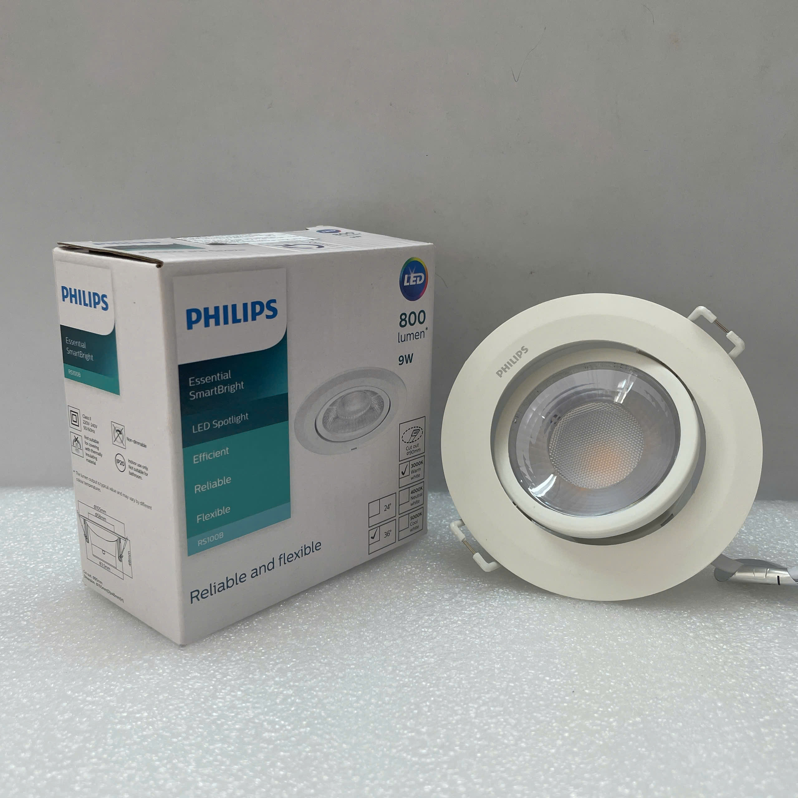 Ứng dụng của Đèn downlight âm trần chiếu điểm Led Philips Ess SmartBright Spotlight RS100B