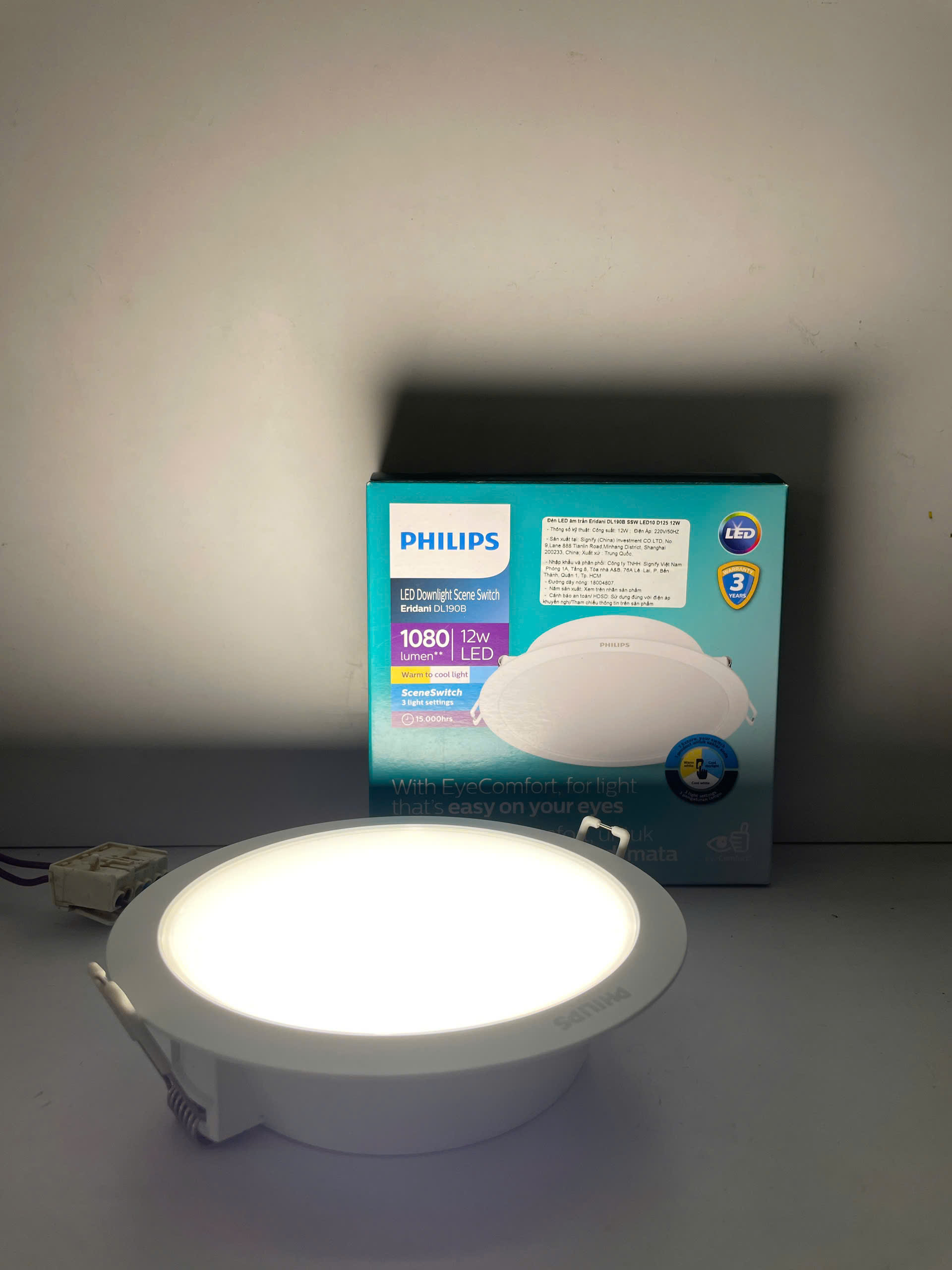 Ứng dụng của đèn downlight âm trần đổi màu Led Philips Eridani DL190B