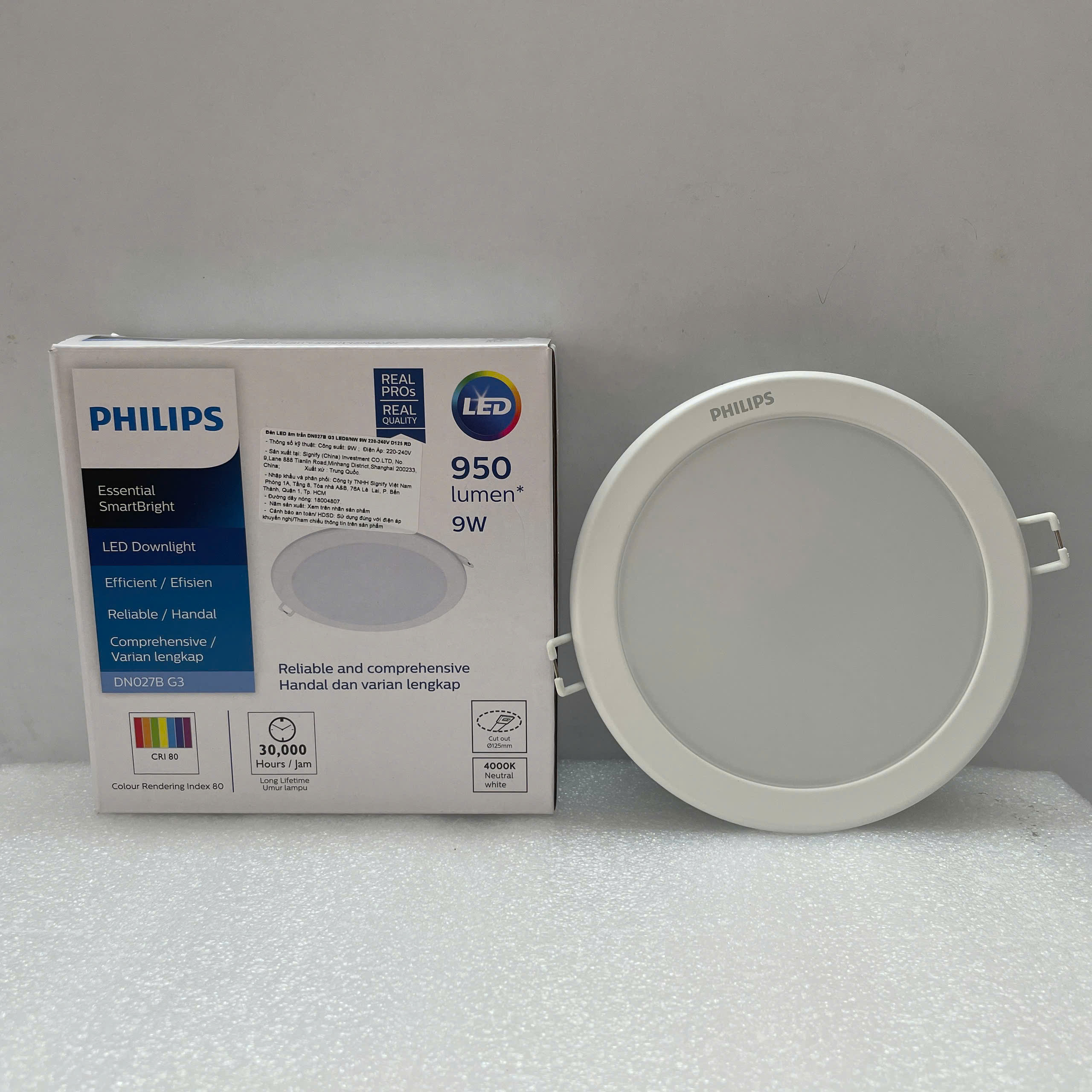 Thông số kỹ thuật đèn downlight Philips DN027B G3