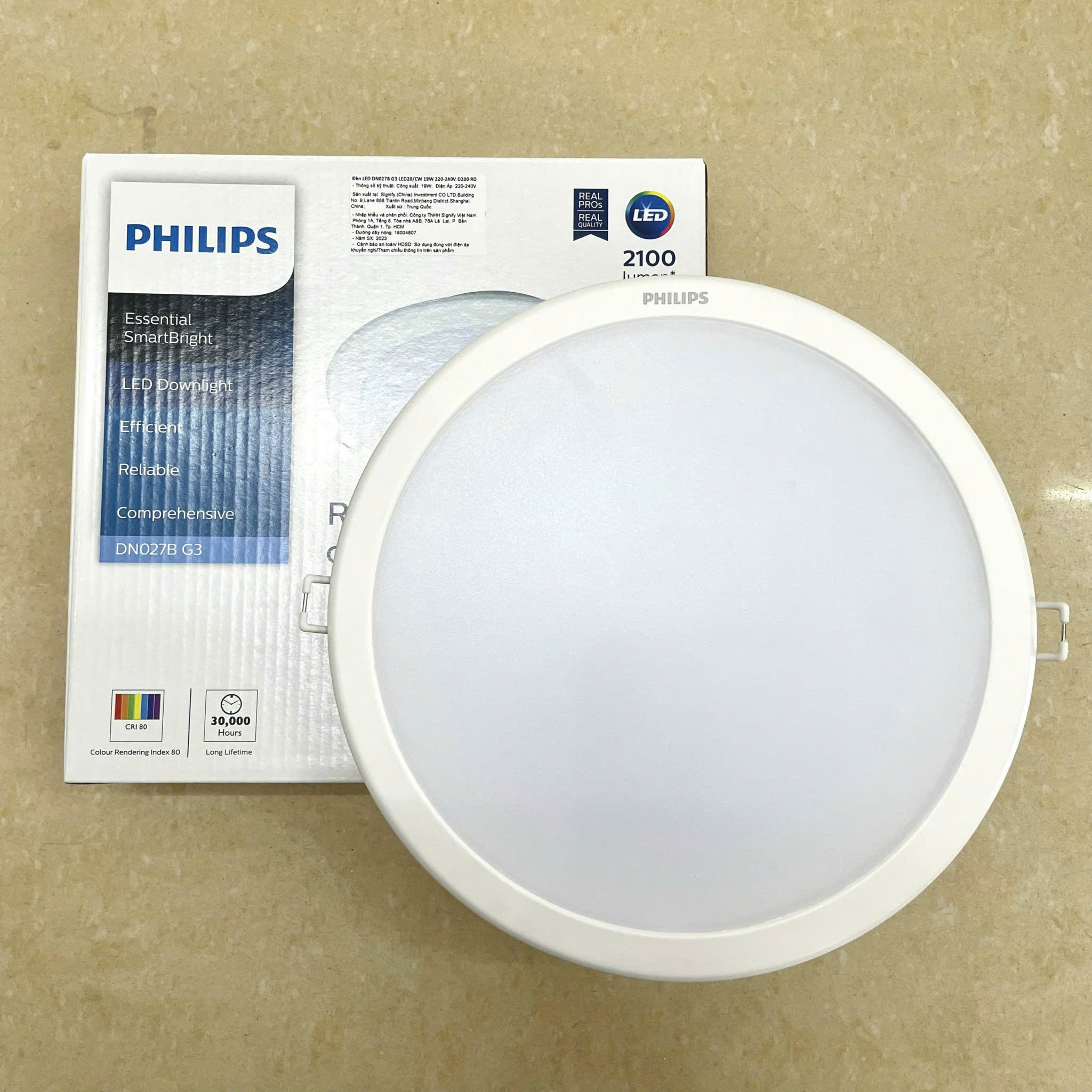 Ứng dụng đèn downlight âm trần tròn Led Philips DN027B G3