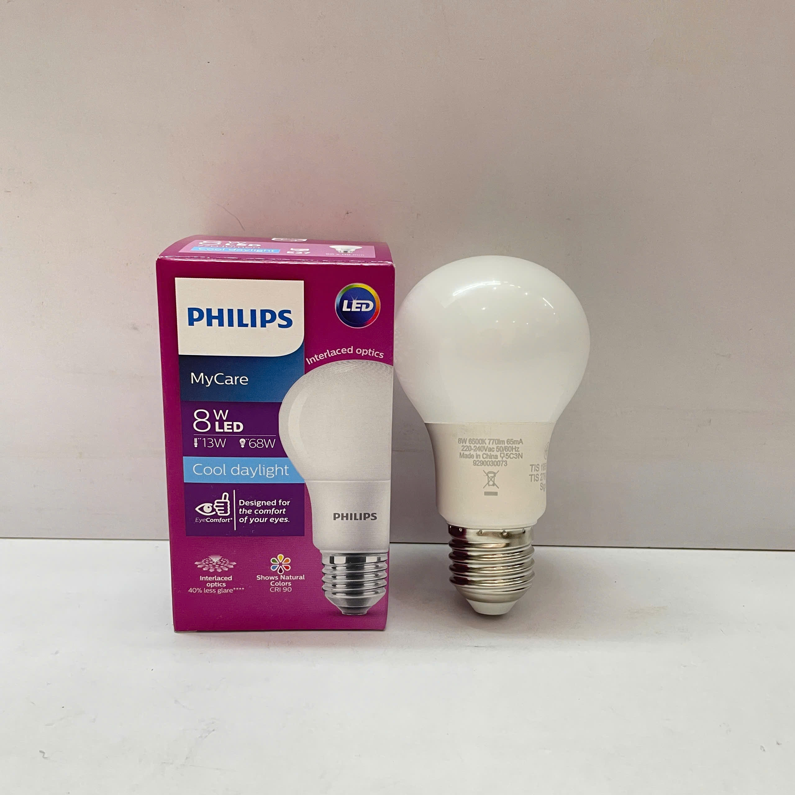 Thông số kỹ thuật của Bóng đèn Philips LEDBulb 8W E27