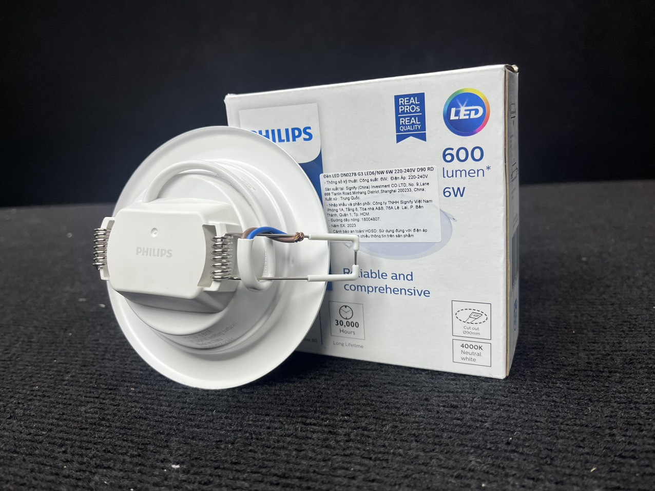 Đèn Philips DN027B 6W mang lại nguồn sáng trung thực