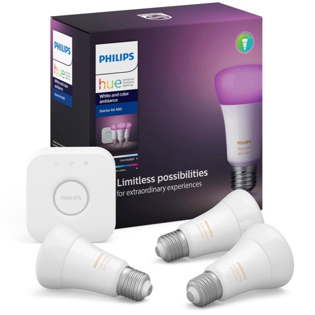 Bộ 3 bóng đèn LED Bulb Philips HueWCA 9W A60 E27