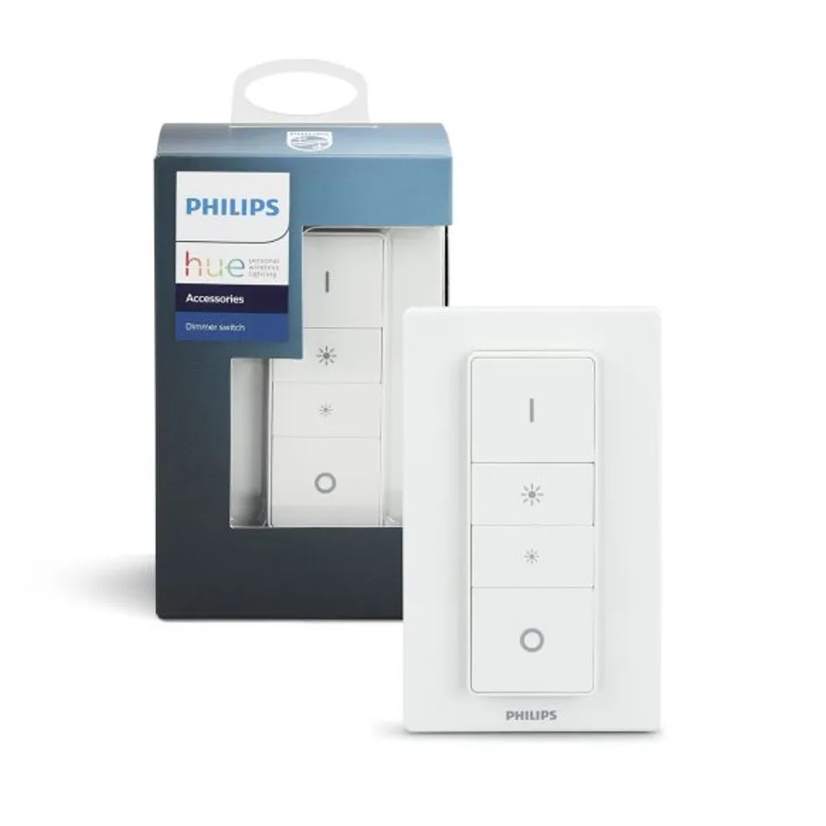 Điều khiển không dây Philips Hue DIM Switch trong không gian sống