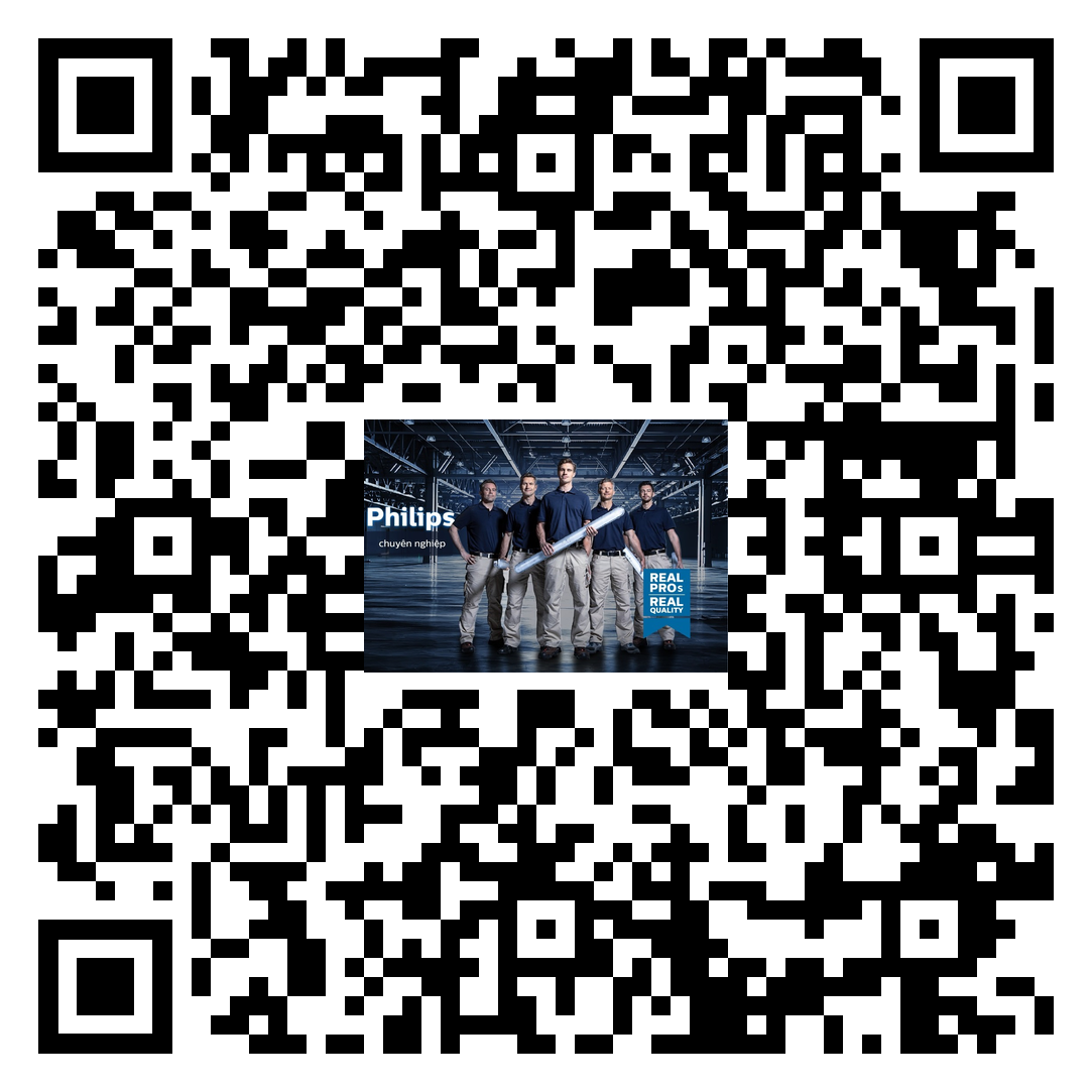 Quét ngay QR code khám phá thêm các ưu đãi lớn từ đèn Led Philips chuyên dụng