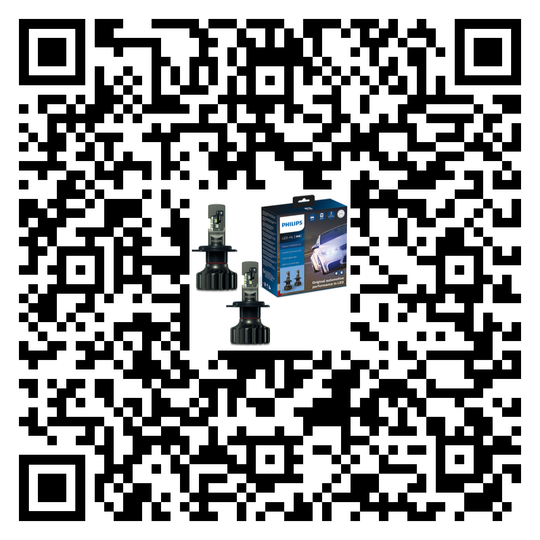 Quét ngay QR code khám phá thêm các ưu đãi lớn từ đèn xe ô tô Led Philips
