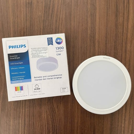 Khám phá Ánh sáng Tinh tế: Đèn Downlight Ốp Trần LED Philips DN027C SmartBright G3 12W 6500K - Kiến tạo không gian sống đẳng cấp!