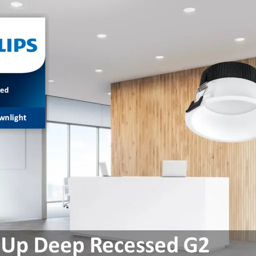 Ánh Sáng Kiến Tạo Không Gian | Khám Phá Đèn LED Downlight Âm Trần Chóa Sâu Philips GreenUp Deep DN035B