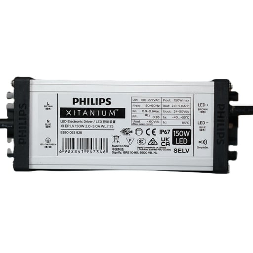 Bộ Nguồn LED Philips Xitanium Xi EP LV 150W: Kiến tạo không gian ánh sáng đỉnh cao