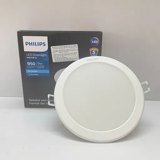 Ánh Sáng Tinh Khiết, Không Gian Bừng Sáng | Trải Nghiệm Đèn Downlight Âm Trần Led Philips DN027B G3 9W Ngay Hôm Nay