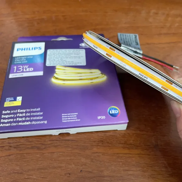 Trải nghiệm những dải ánh sáng mượt mà, tinh tế cùng đèn LED dây Philips LS161 COB LED12 13W 5M 24V.