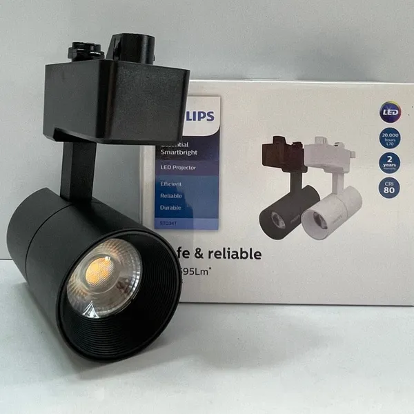Đèn thanh ray LED Philips Tracklight ST034T LED5 7W 3000K vỏ trắng Kiến tạo điểm nhấn cho khu vực trưng bày