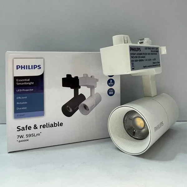 Đèn thanh ray LED Philips Tracklight ST034T LED5 7W 3000K vỏ đen Kiến tạo điểm nhấn cho khu vực trưng bày