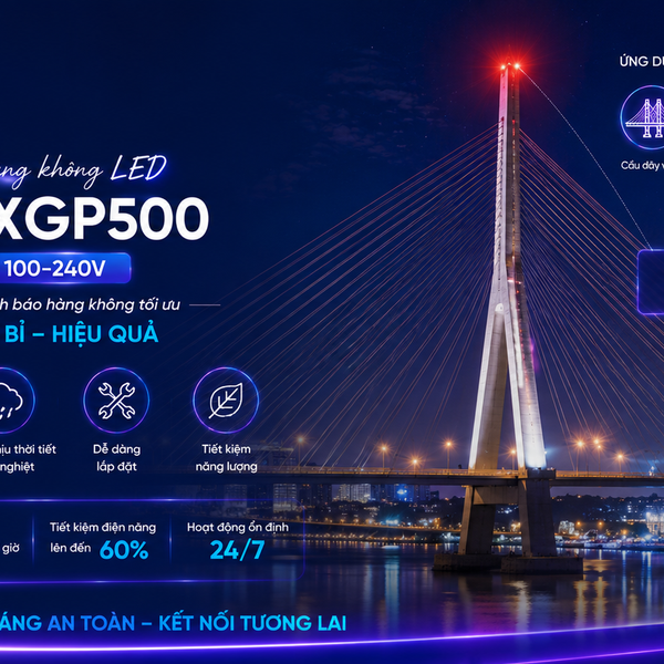 ✨ Đèn cánh báo hàng không LED Philips XGP500: Ánh sáng dẫn lối tin cậy cho nhà máy nhiệt điện - Khám phá ngay!