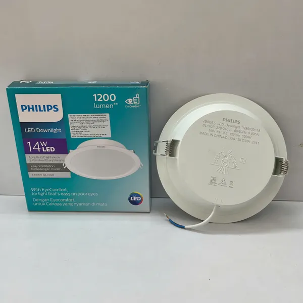 ✨ Khai Mở Không Gian Hoàn Hảo | Trải nghiệm Đèn downlight âm trần Led Philips Eridani DL190B LED11 D150 14W 865 WH SNI 6500K 1150lm