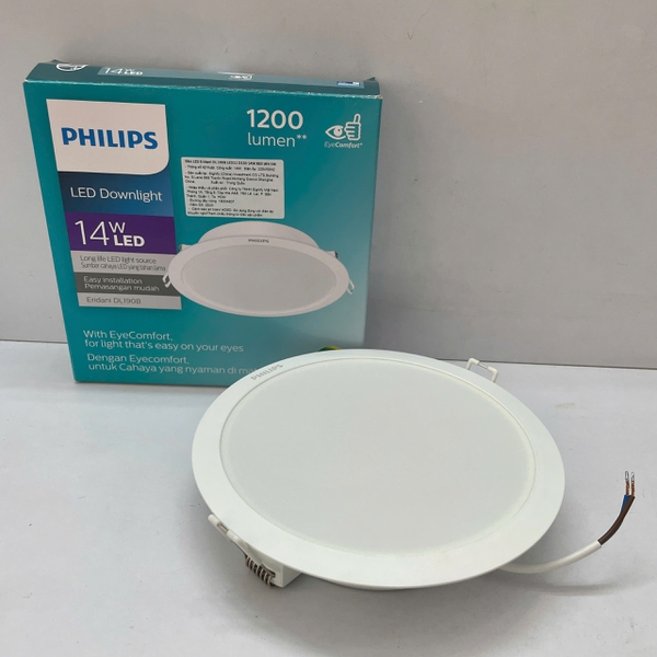 ✨ Khám phá đẳng cấp: Đèn downlight âm trần Led Philips Eridani DL190B LED11 D150 14W 865 WH SNI 6500K 1150lm – Kiến tạo không gian sống tinh tế.